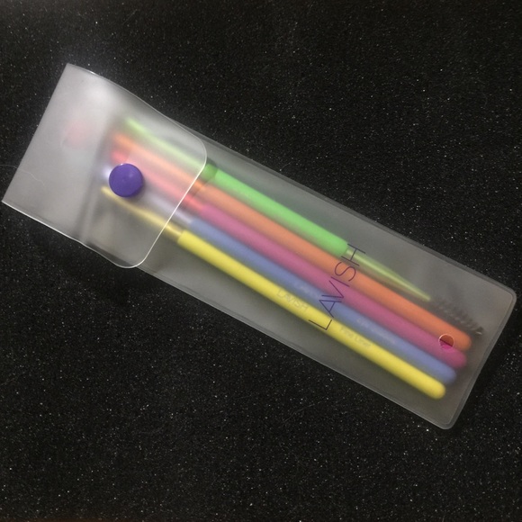 LAVISH 5PC Neon Eye Brush Set - Picture 2 of 3